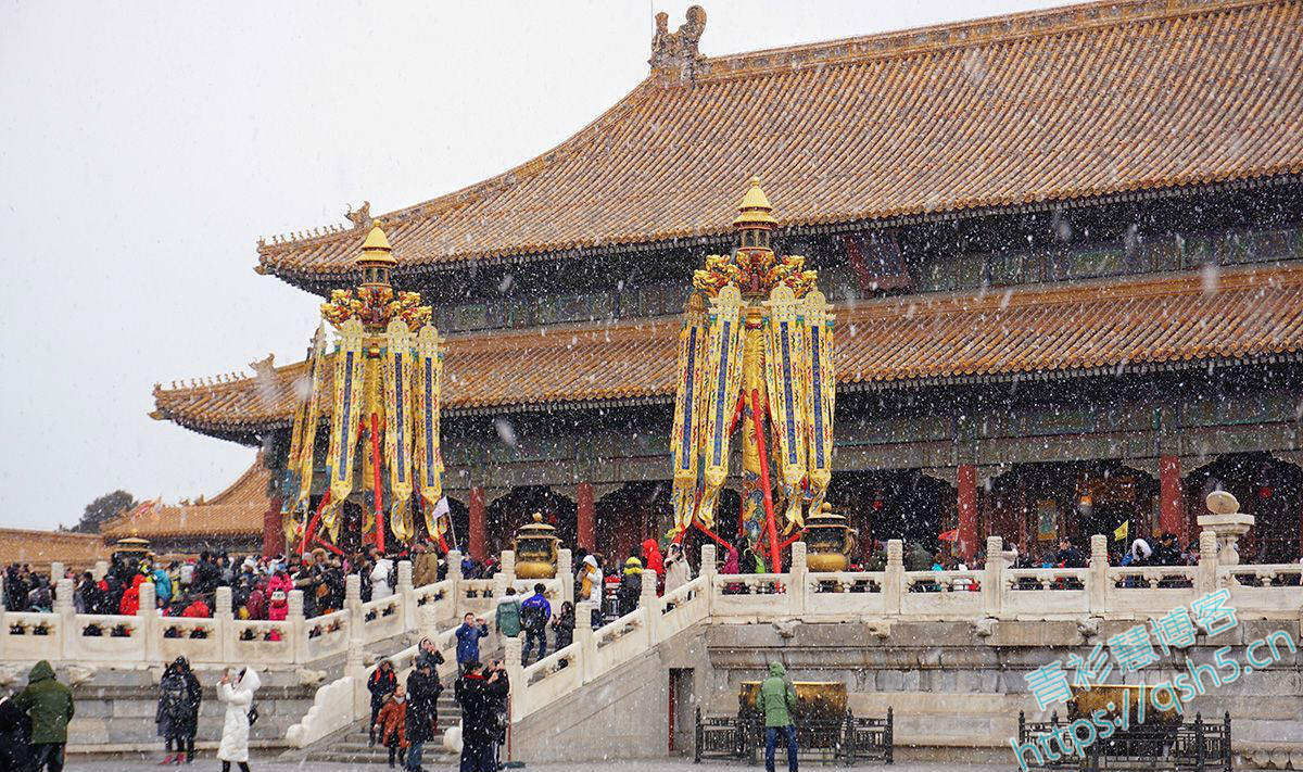 帝都故宫雪景